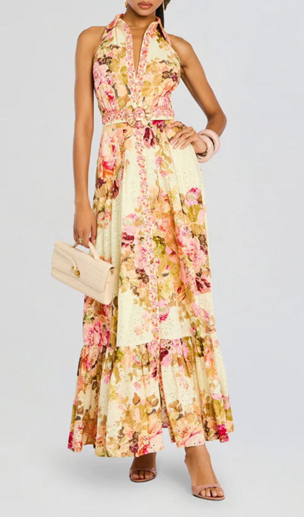 807c1b22b2f12c77c61c55d24c4738d5.jpg Fashionslee Women Derval Printed Halter Maxi Dress