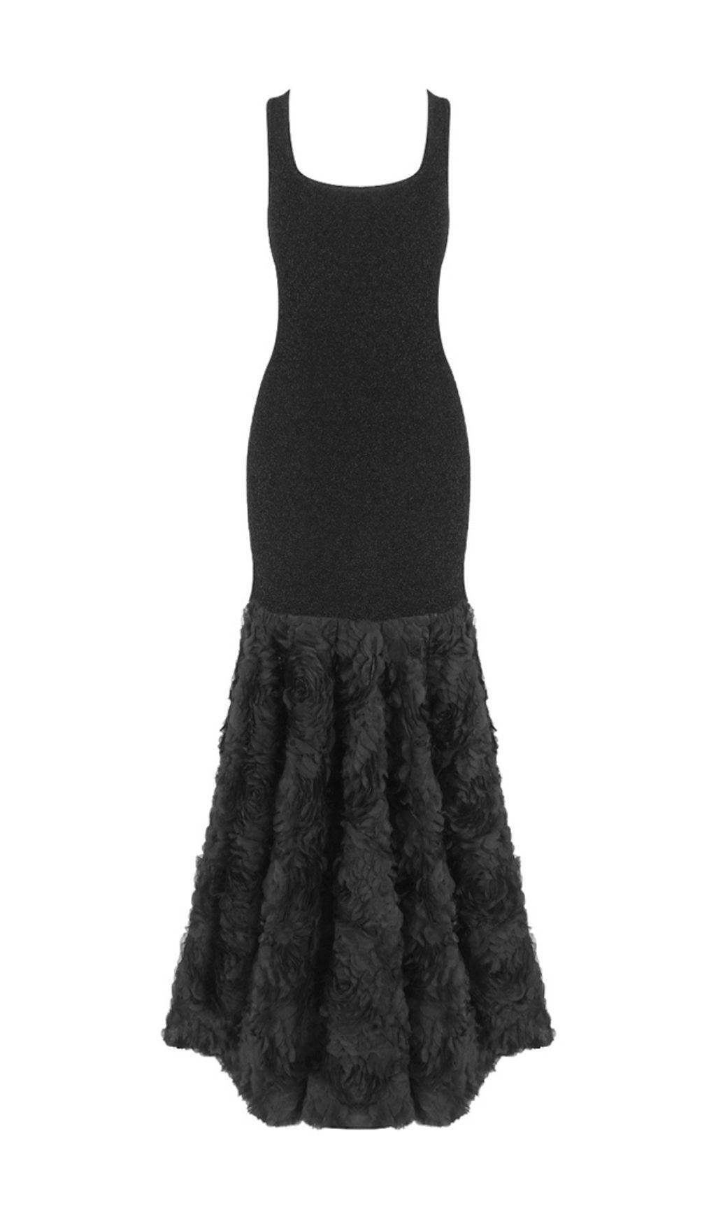 808a9e5f3999ca0ccc4642d98e1fb171.jpg Fashionslee Women Gowan Black Strappy Flower Maxi Dress