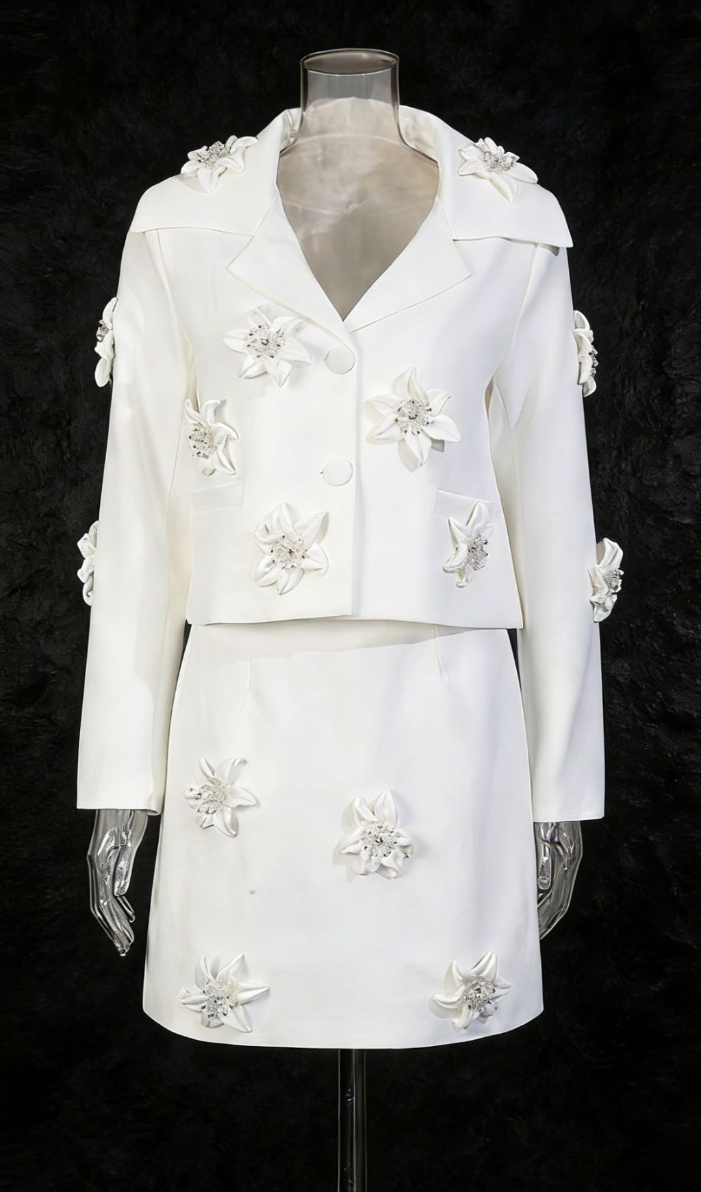 TRENDING FLORAL EMBELLISHED TWO-PIECE SET - OWNCI TRENDING FLORAL EMBELLISHED TWO-PIECE SET - OWNCI