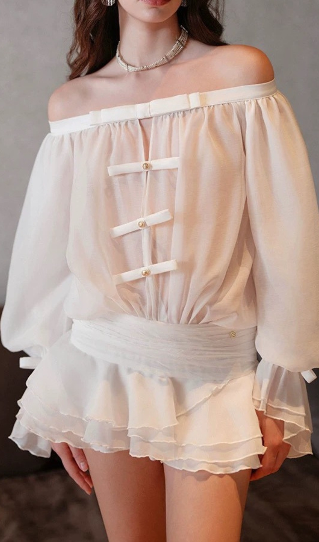 80e1caa181f1833e206eebdf57963845.jpg Fashionslee Women Darragh Off-Shoulder One Piece Skirt Pants