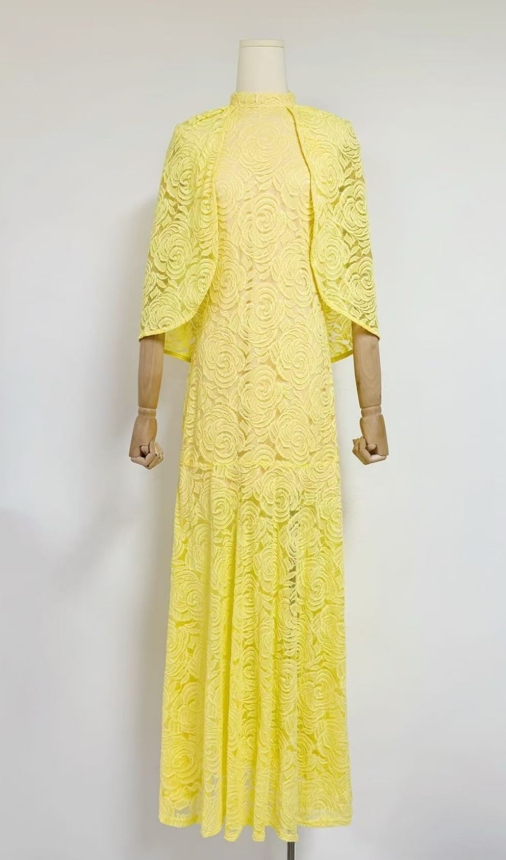 80f1de353a41585d21e1ccc00a41520b.jpg Fashionslee Women Earla Cloak Sleeve Embroidery Maxi Dress
