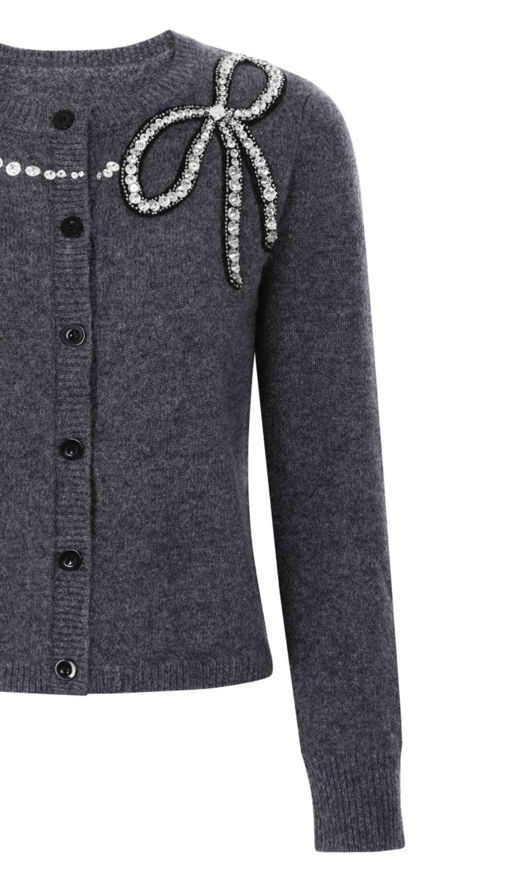 8118a5e5b4c2037cf6456dad851b36da.jpg Fashionslee Women Jordana Beaded Knit Cardigan