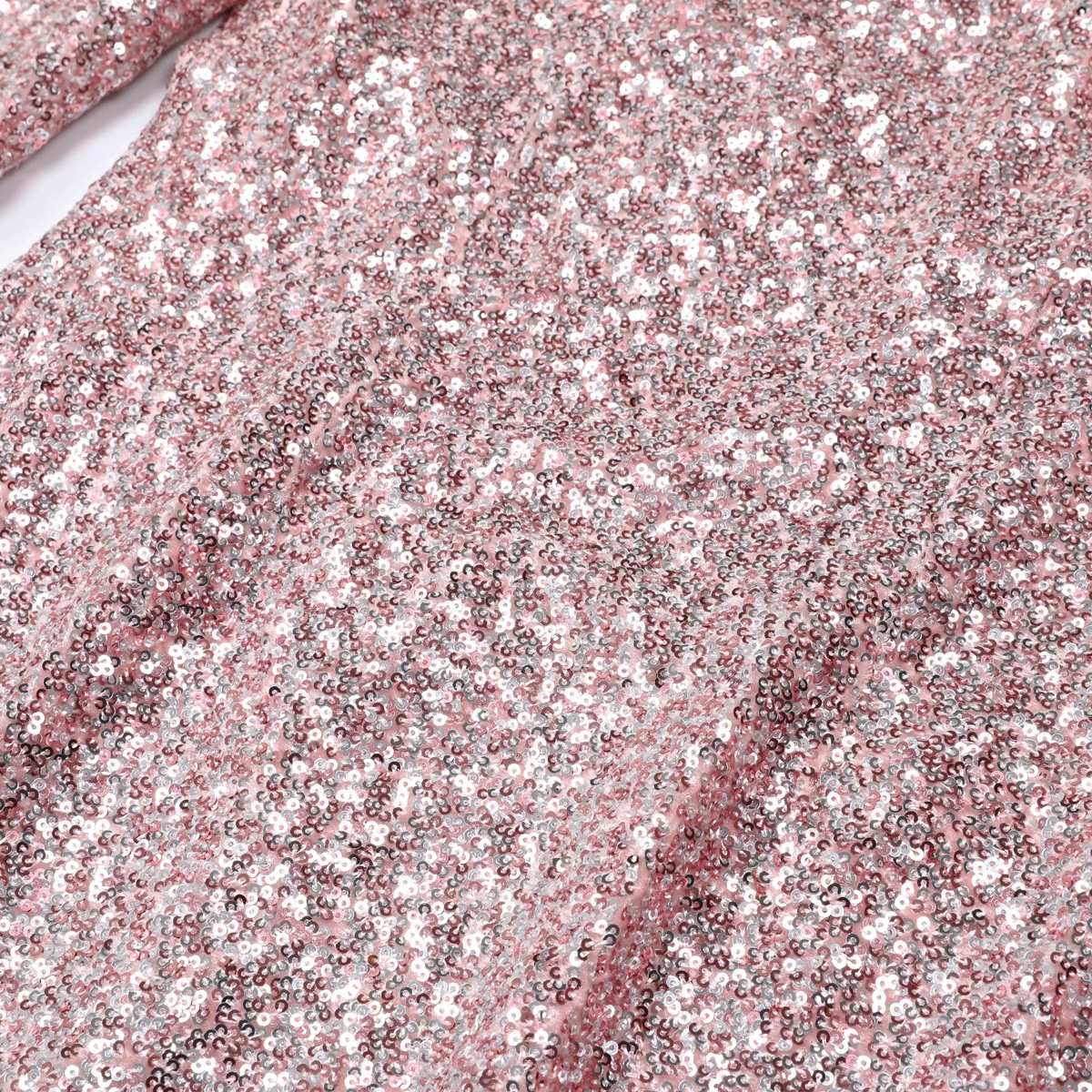 81d3520ea93d66fb6dd42667ac754e65.webp Fashionslee Women Kindred Pink Sequin Long Sleeve Mini Dress