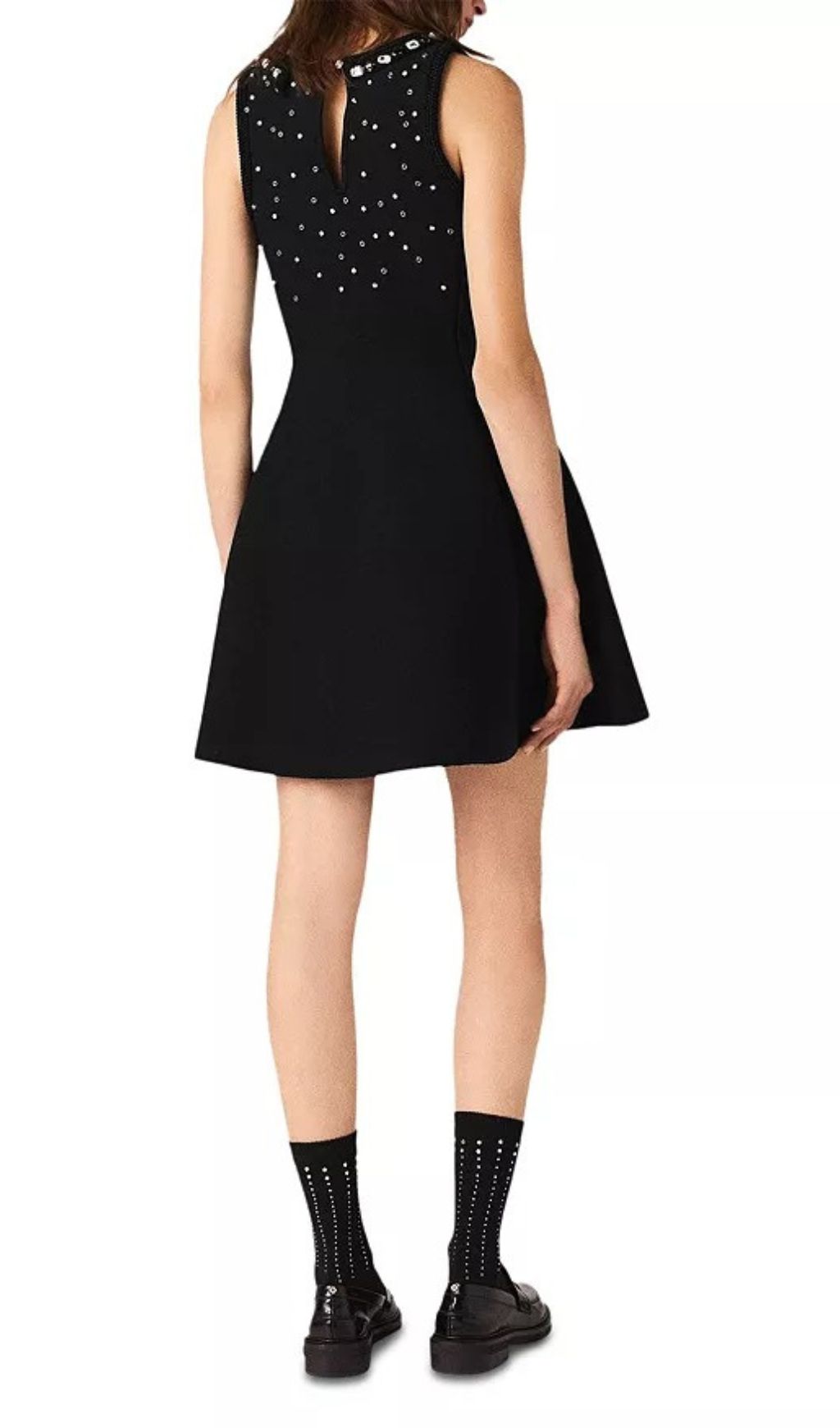 Fashionslee Women Ruxel Embellished Skater Dress