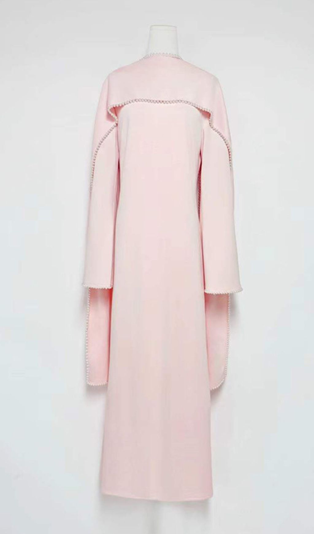 Fashionslee Women Hidi Pink Shawl Long Sleeve Maxi Dress