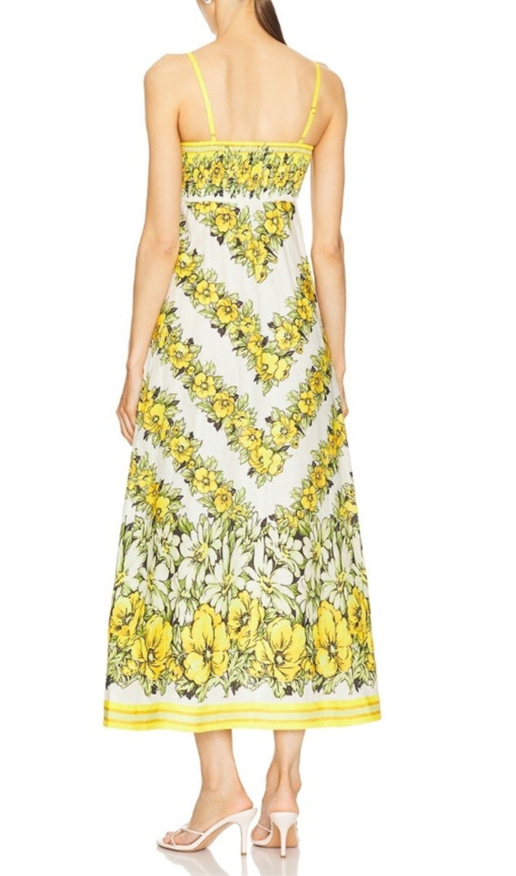 Fashionslee Women Blaire Strappy Floral Printed Midi Dress