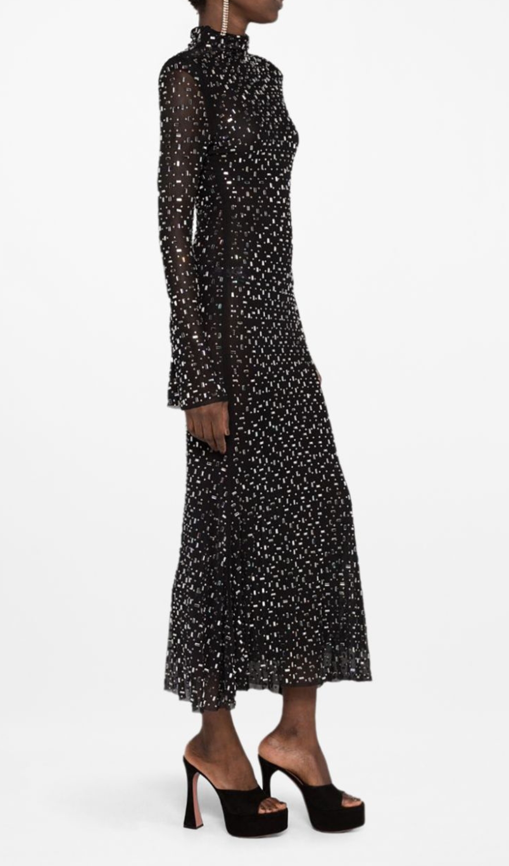 826579a1f93e82b87506b961583ed09f.jpg Fashionslee Women Butrus Black Crystal Long Sleeve Maxi Dress