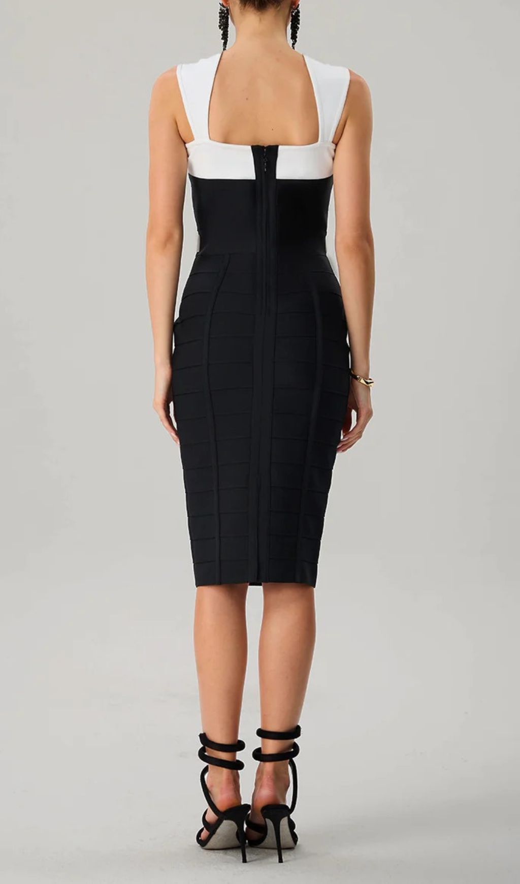 Fashionslee Women Farrell Sleeveless Bandage Midi Dress