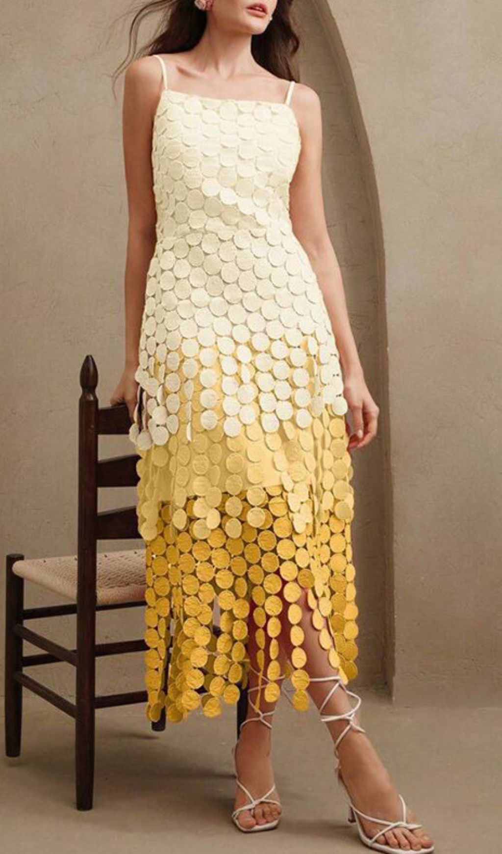 82ee7cd0e71e355d084d2a7adc52a371.jpg Fashionslee Women Ham Strappy Layered Midi Dress