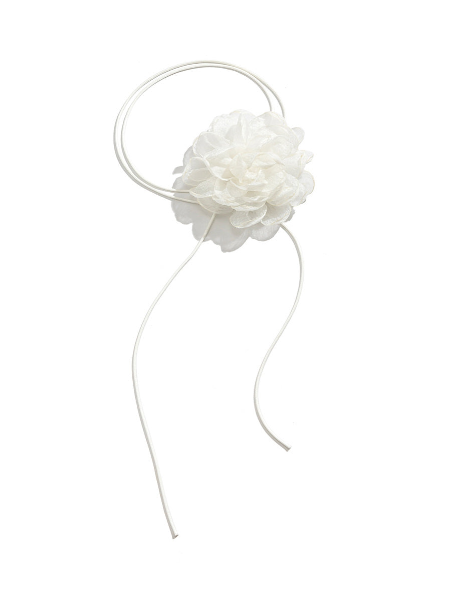 82f7c0f1cb3d0106b2c6db772aaa65f5.jpeg Fashionslee Women White Flower Mesh Choker