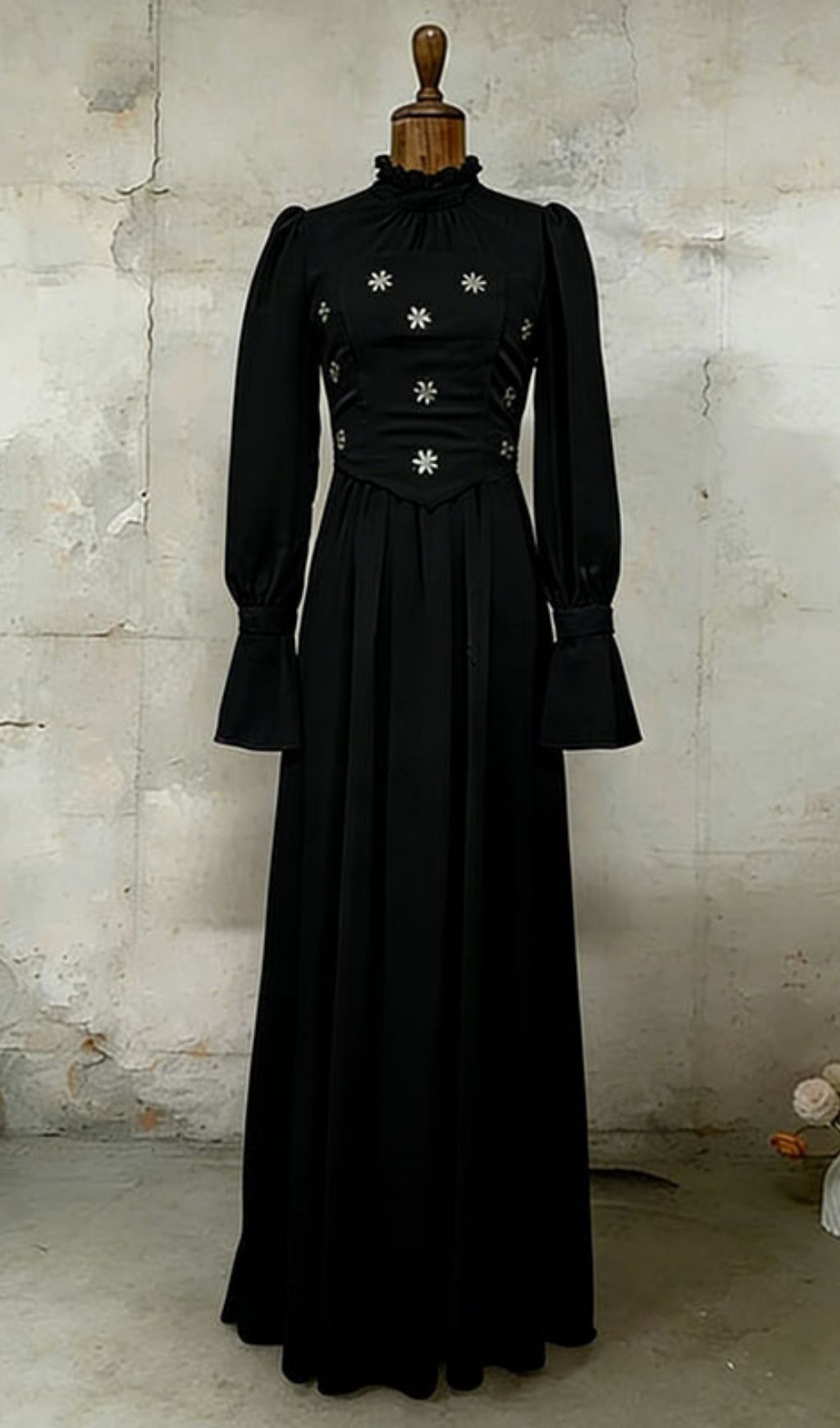 8329eef5014131658e5262c643b79653.jpg Fashionslee Women Kasha Long Sleeve Embellished Maxi Dress