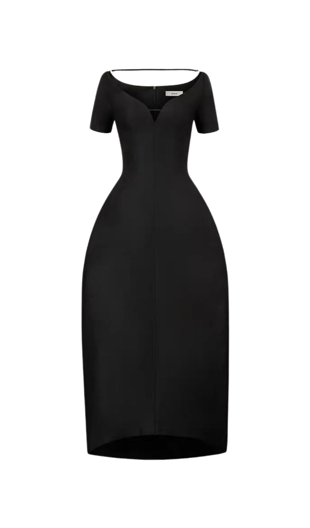 834b845d0eccd7fdb4f20fca8b4ffe4b.jpg Fashionslee Women Kiojah Black V-Neck Maxi Dress