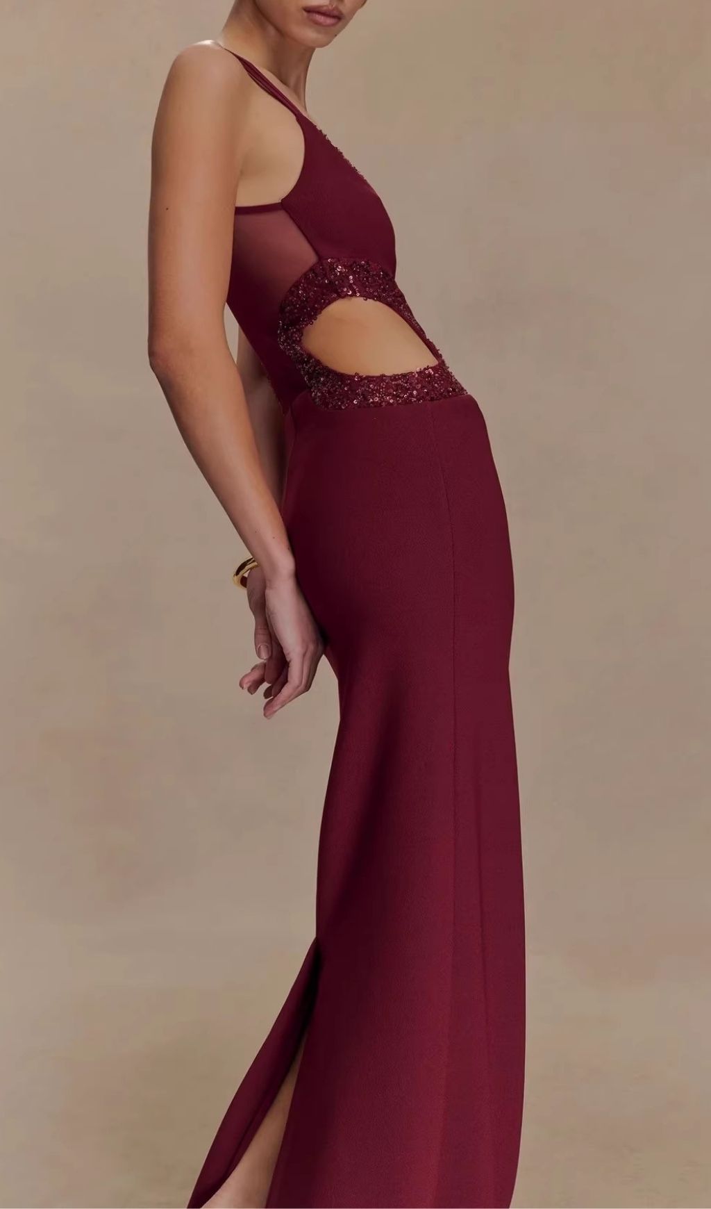 836ee368e85975eaa635b30bcbf3510c.jpg Fashionslee Women Celerina Sleeveless Cutout Sequin Maxi Dress