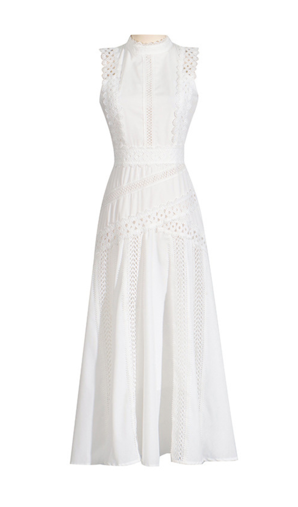 Fashionslee Women Darlene Sleeveless Hollow Midi Dress