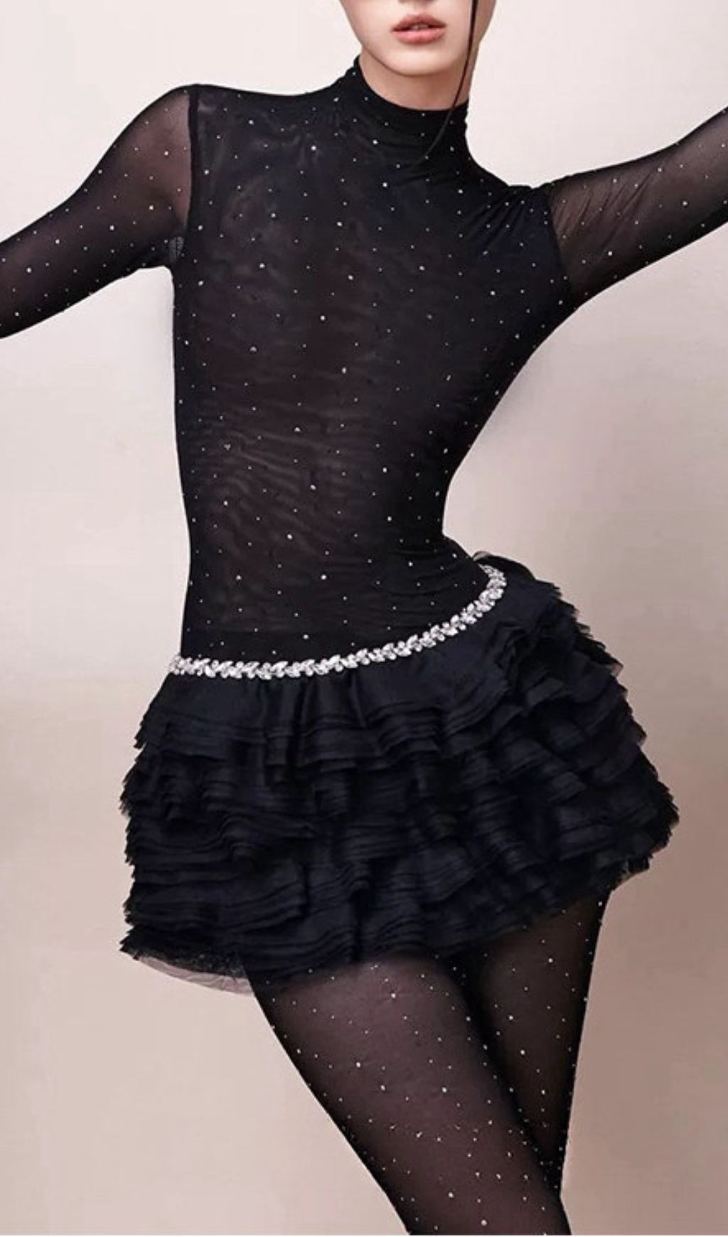 TRENDING BLACK RUFFLE MINI DRESS – AESTHETIC - OWNCI TRENDING BLACK RUFFLE MINI DRESS – AESTHETIC - OWNCI