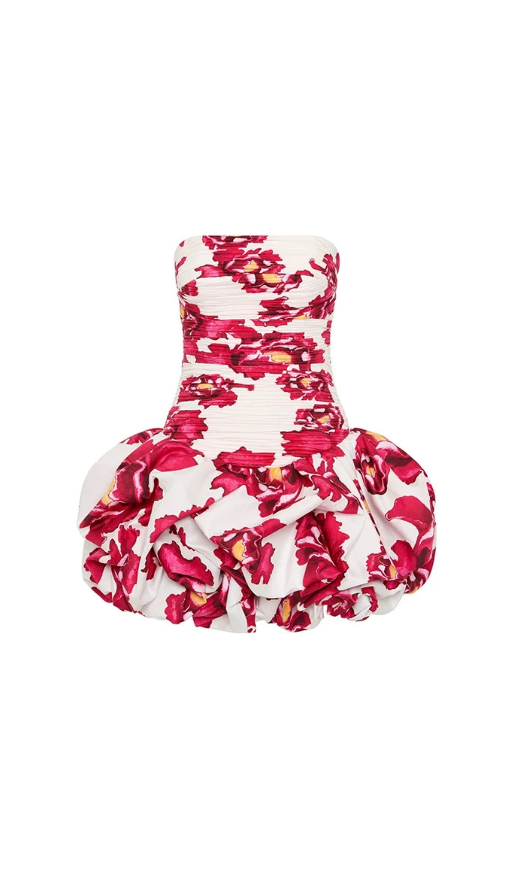 84fdbf1b23f9b2f1820e55b83a5b57e8.jpg Fashionslee Women Ellen Strapless Printed Mini Dress
