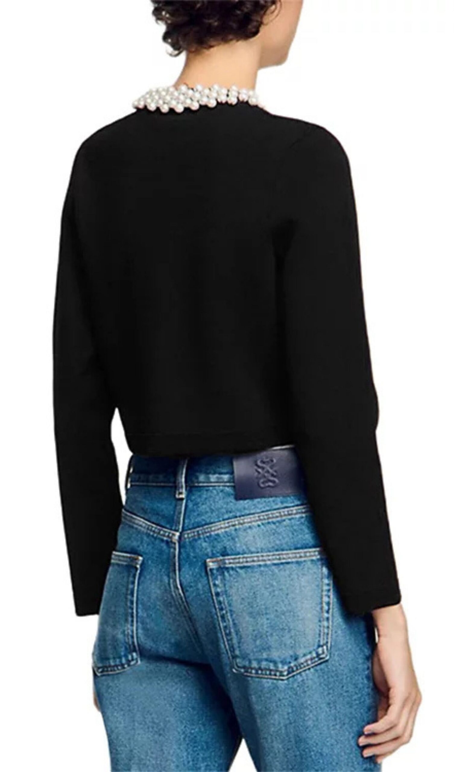 855736fb68154df5334a6d22cfe5ccf0.jpg Fashionslee Women Beaded Collar Cardigan