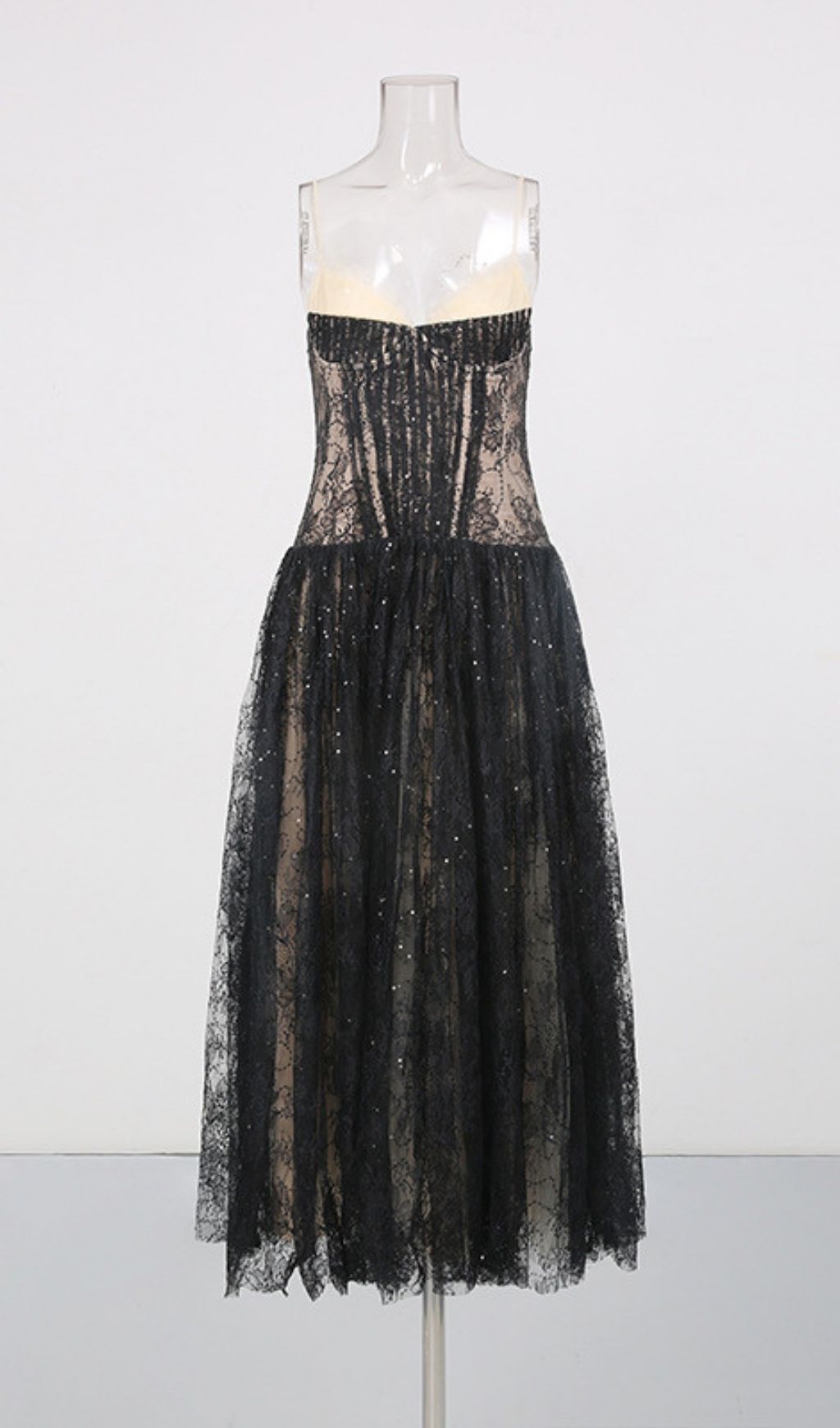 Fashionslee Women Khalilah Lace Midi Dress