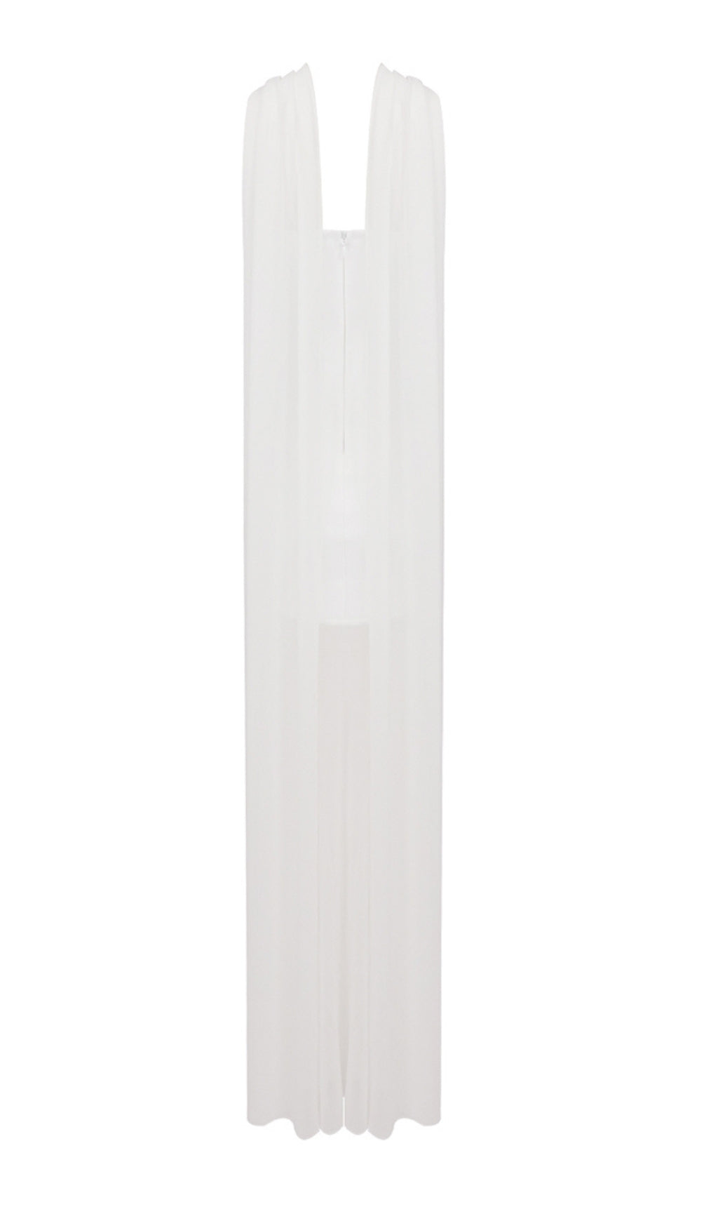 8631633da0d74f3ada7e76f27fa8df9b.jpeg Fashionslee Women Benno White Strapless Mesh Maxi Dress