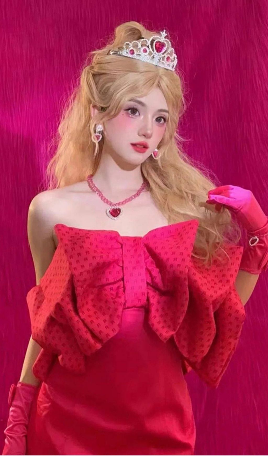 PINK BOW AESTHETIC MINI DRESS - OWNCI