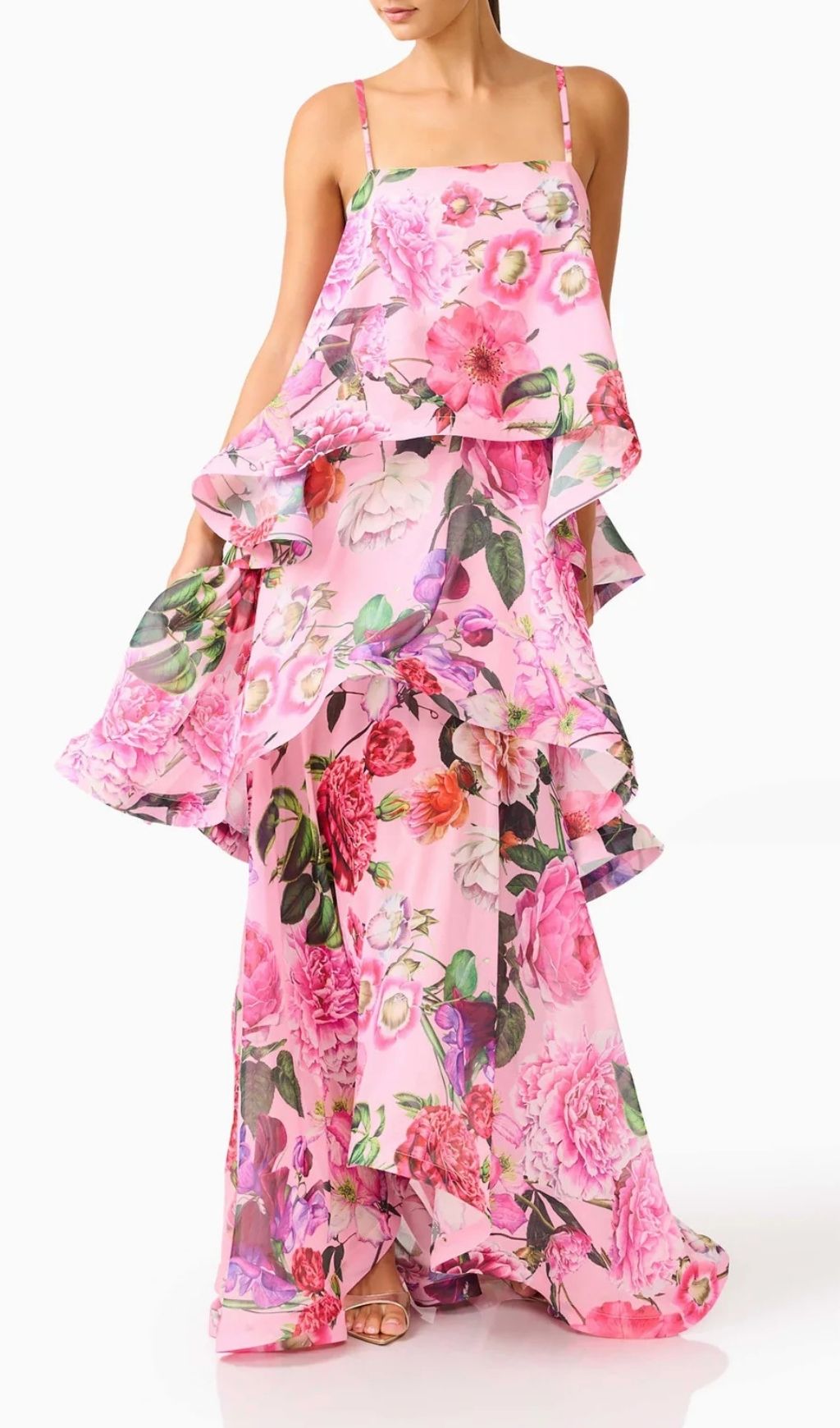 86b39da52a3b2a871feb5e41147bfdca.jpg Fashionslee Women Lael Pink Floral Printed Maxi Dress