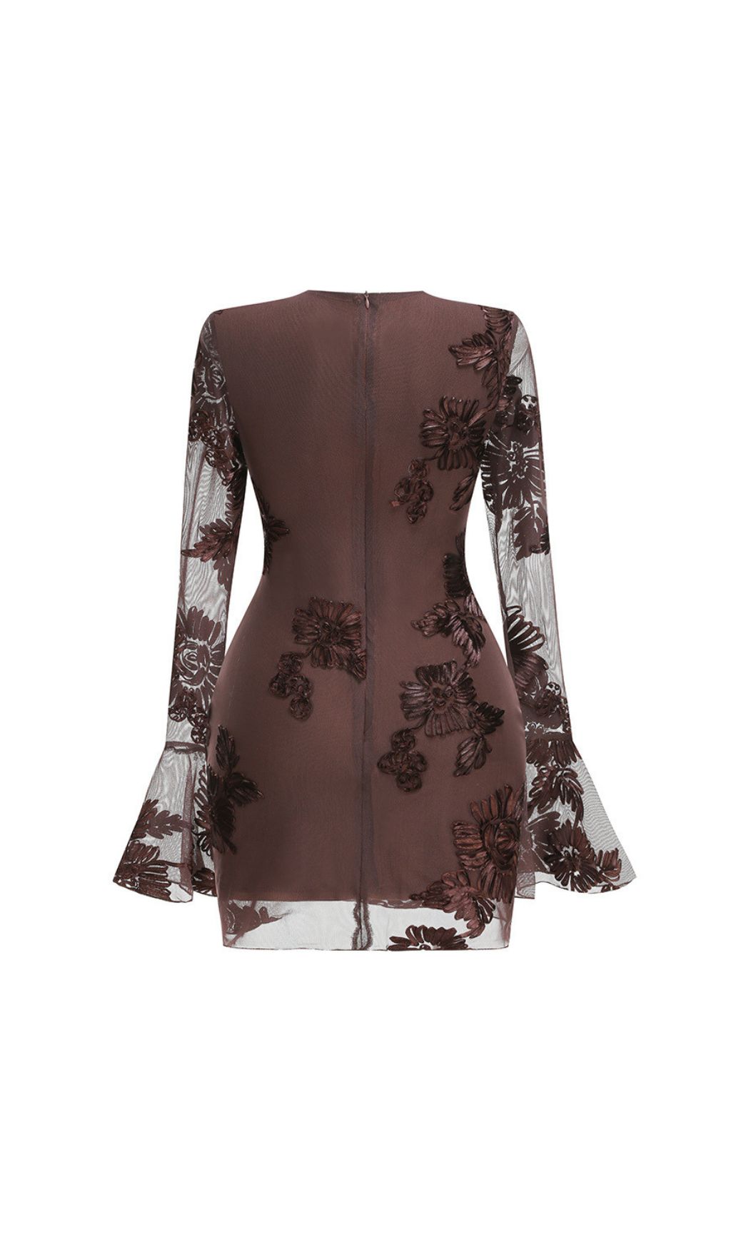 VINTAGE COFFEE FLOWER MINI DRESS – TRENDING - OWNCI VINTAGE COFFEE FLOWER MINI DRESS – TRENDING - OWNCI