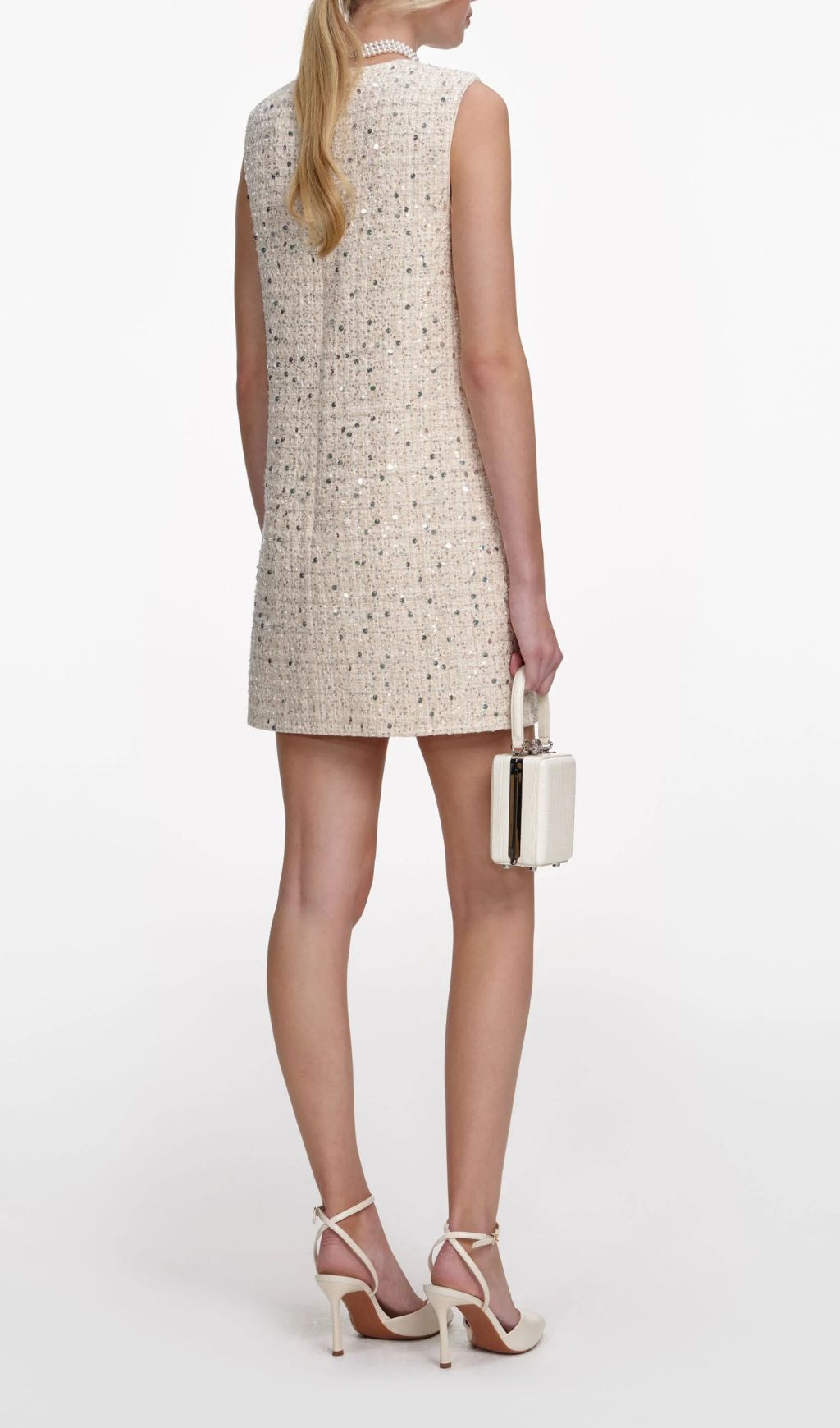 Fashionslee Women Janessa Sleeveless Sequin Mini Dress