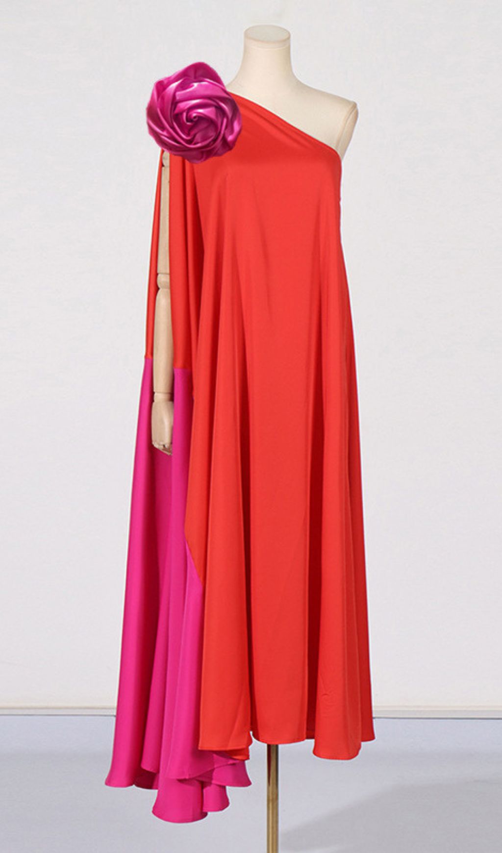 Fashionslee Women Jaslene One Shoulder Flower Maxi Dress