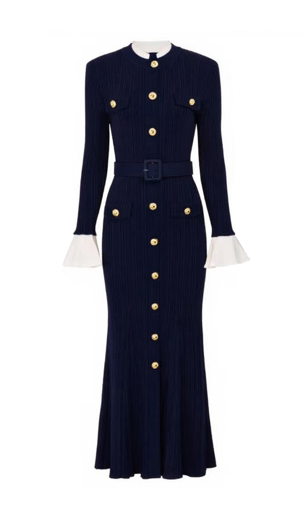 TRENDING HEATHER KNIT MIDI DRESS - OWNCI TRENDING HEATHER KNIT MIDI DRESS - OWNCI