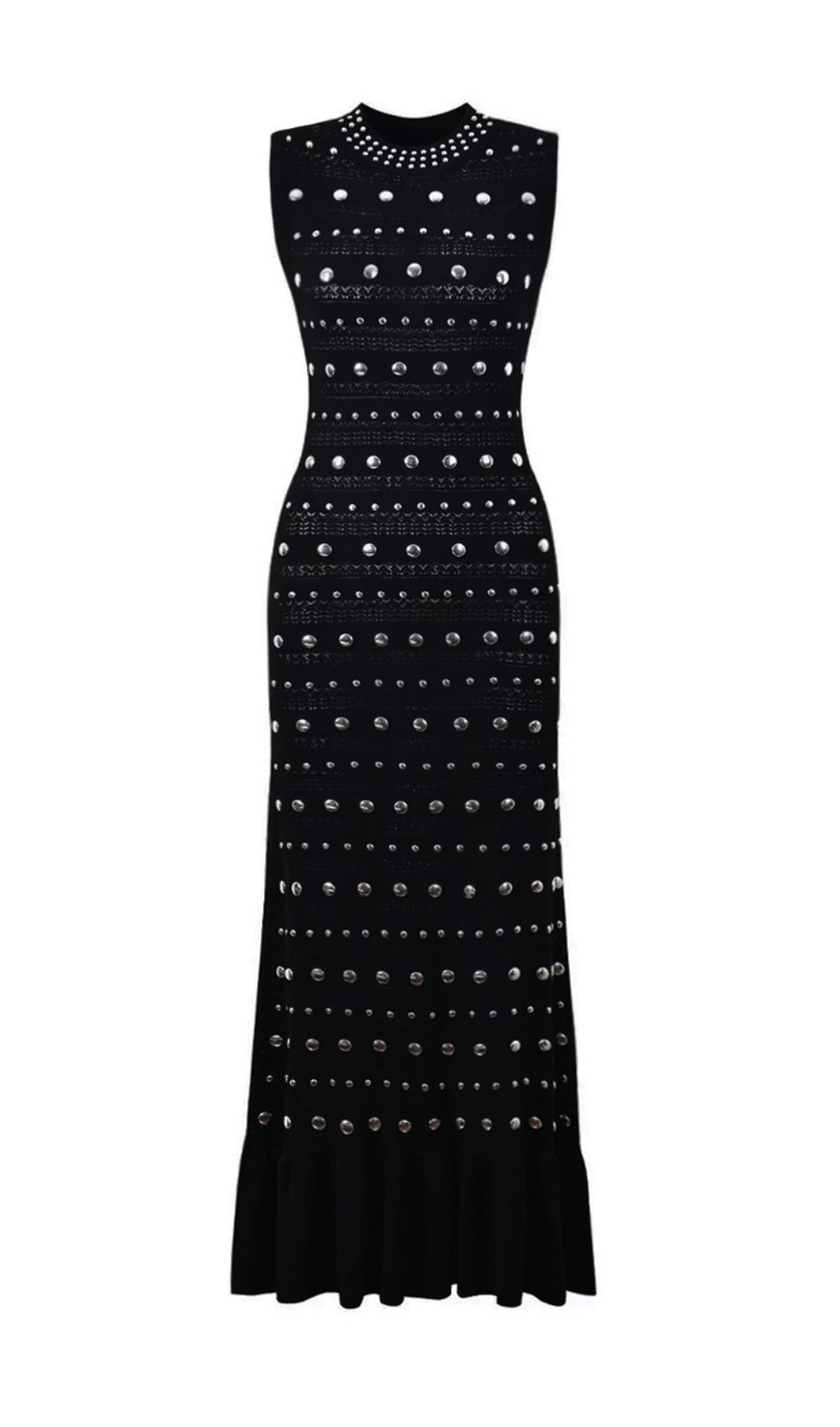 877cfbbd548f2551e4bd05de15cf559b.png Fashionslee Women Hedia Rivet Knit Midi Dress