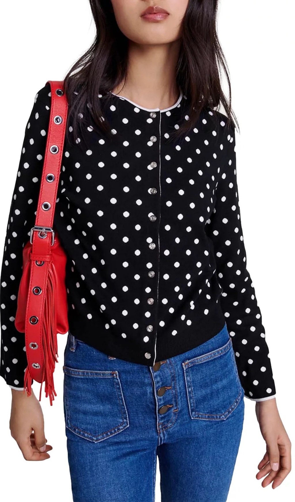 8789456b58bb740eb018f138bdfd3259.jpg Fashionslee Women Mydots Cardigan