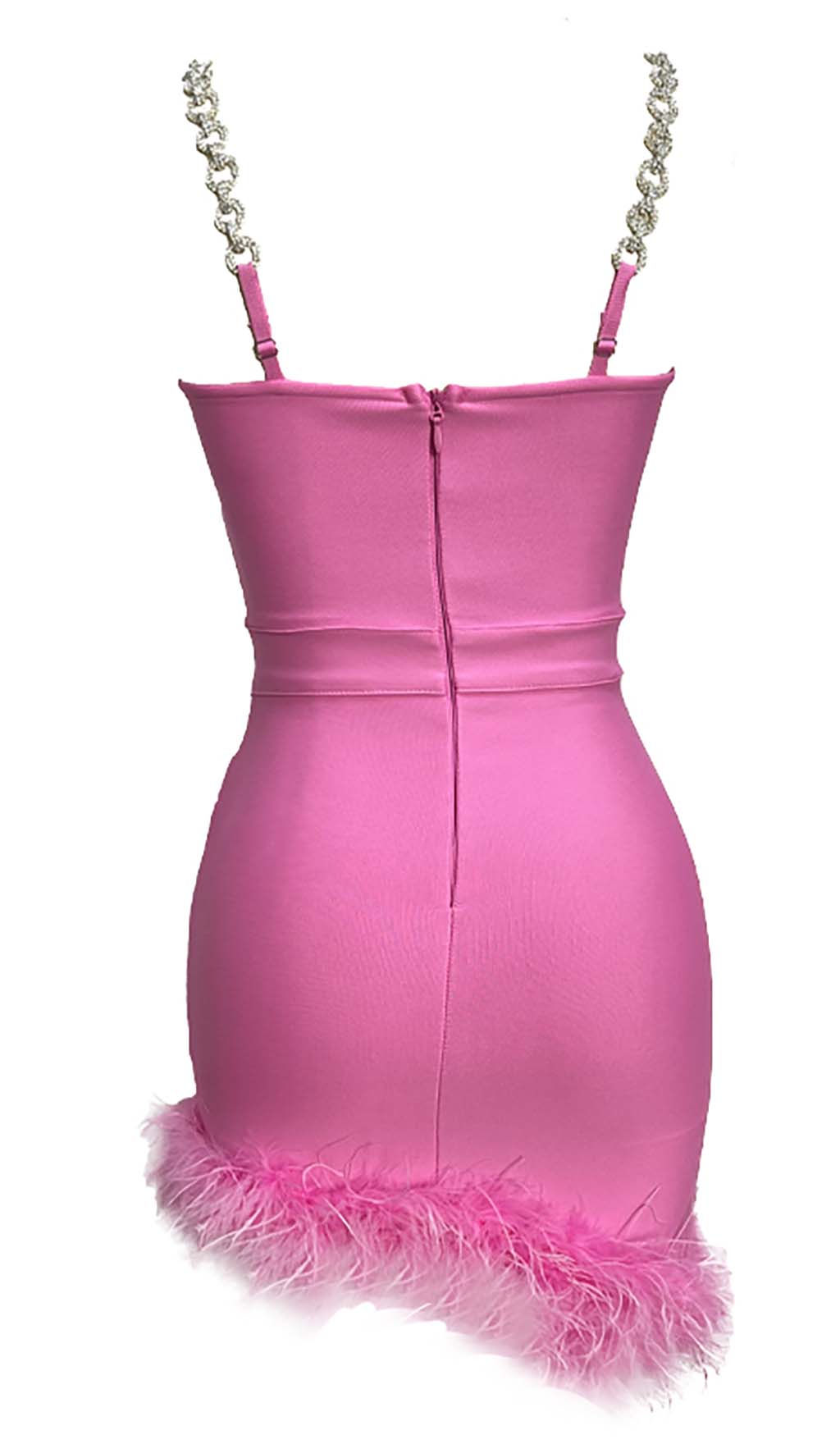 87c1b83ff8abd3b5e2968484ae9538db.jpeg Fashionslee Women Feather Strappy Mini Dress