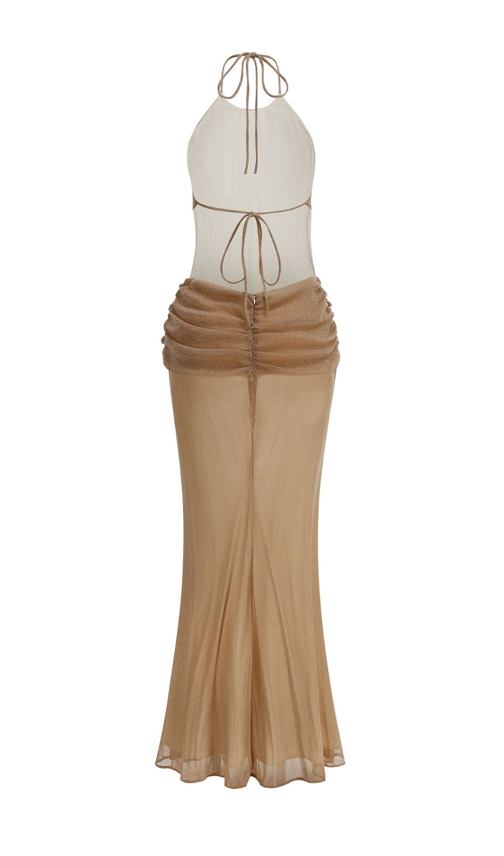 8873aa001e6db8c4159d353fef26f66a.jpg Fashionslee Women Ketaki Halter Ruched Maxi Dress