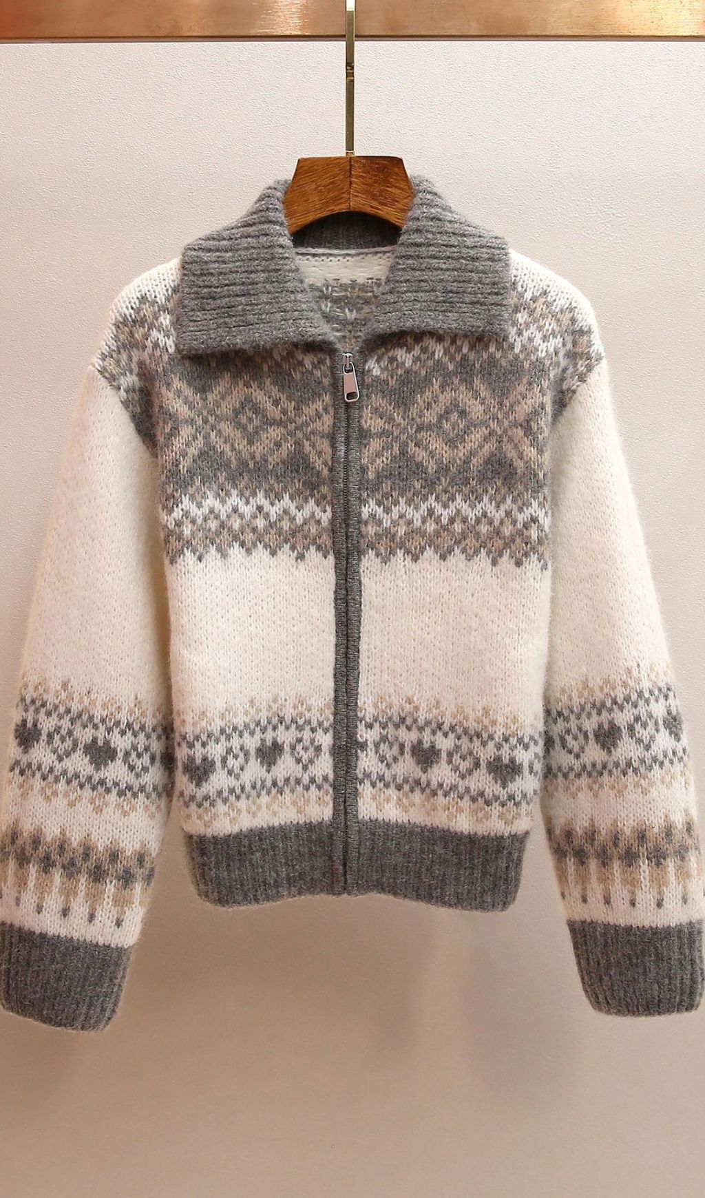 Fashionslee Women Jianna Lapel Sweater