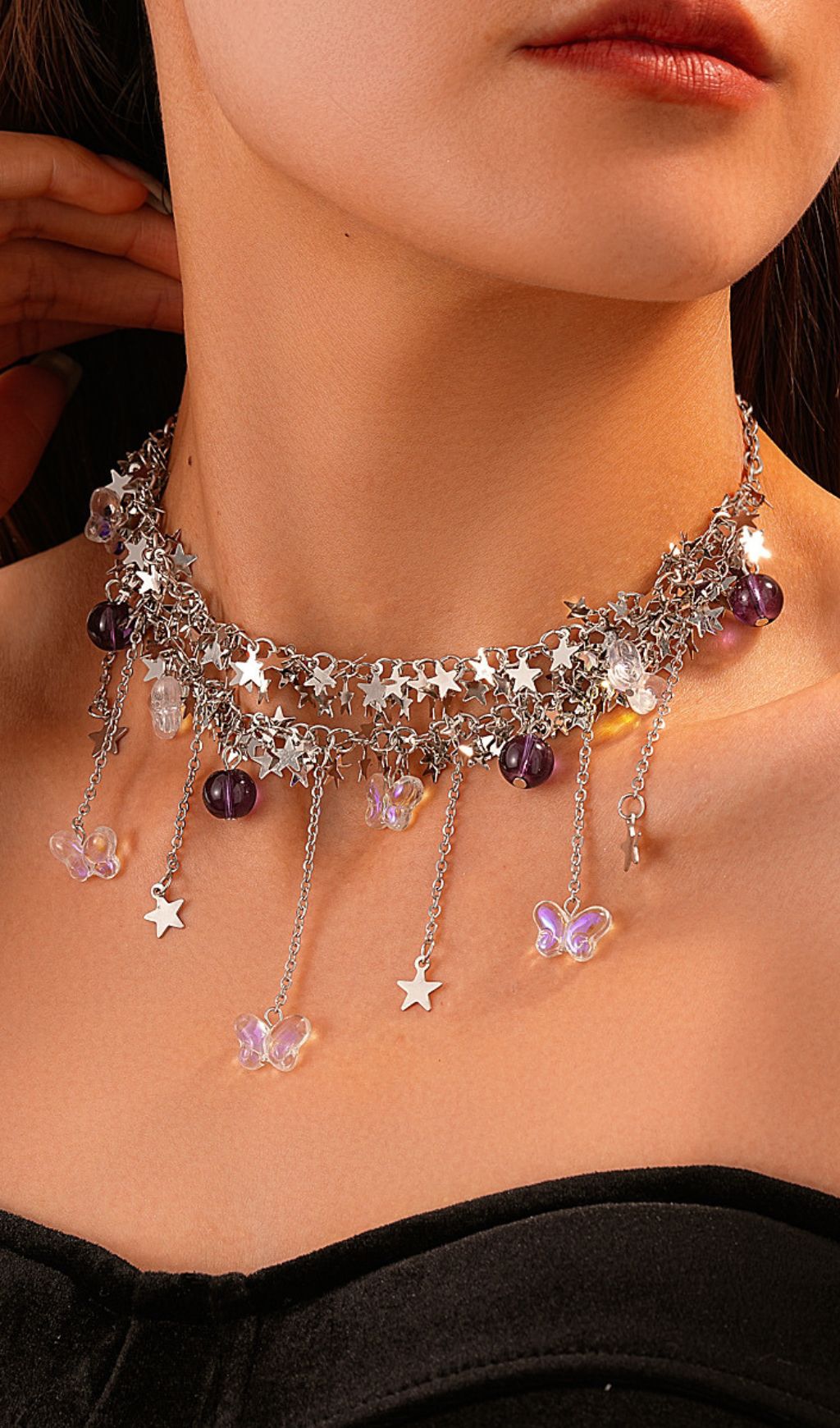 Fashionslee Women Jory Star Butterfly Necklace