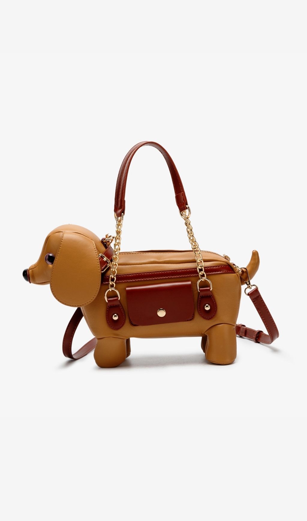 8976ebcab522db18db540b8c21d2c77e.jpg Fashionslee Women Khari Brown Dog-shaped Bag