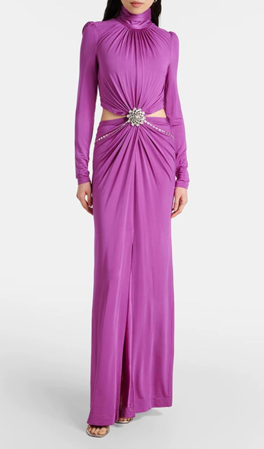Fashionslee Women Jovita Cutout Long Sleeve Maxi Dress