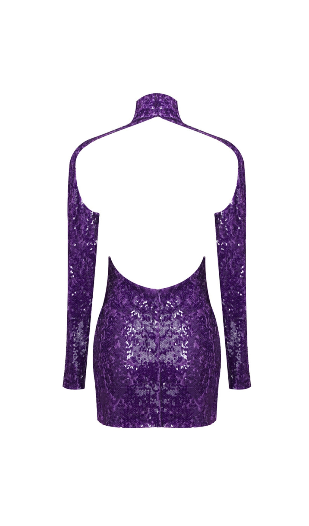 VIRAL GRAPE SEQUIN BACKLESS MINI DRESS - OWNCI VIRAL GRAPE SEQUIN BACKLESS MINI DRESS - OWNCI
