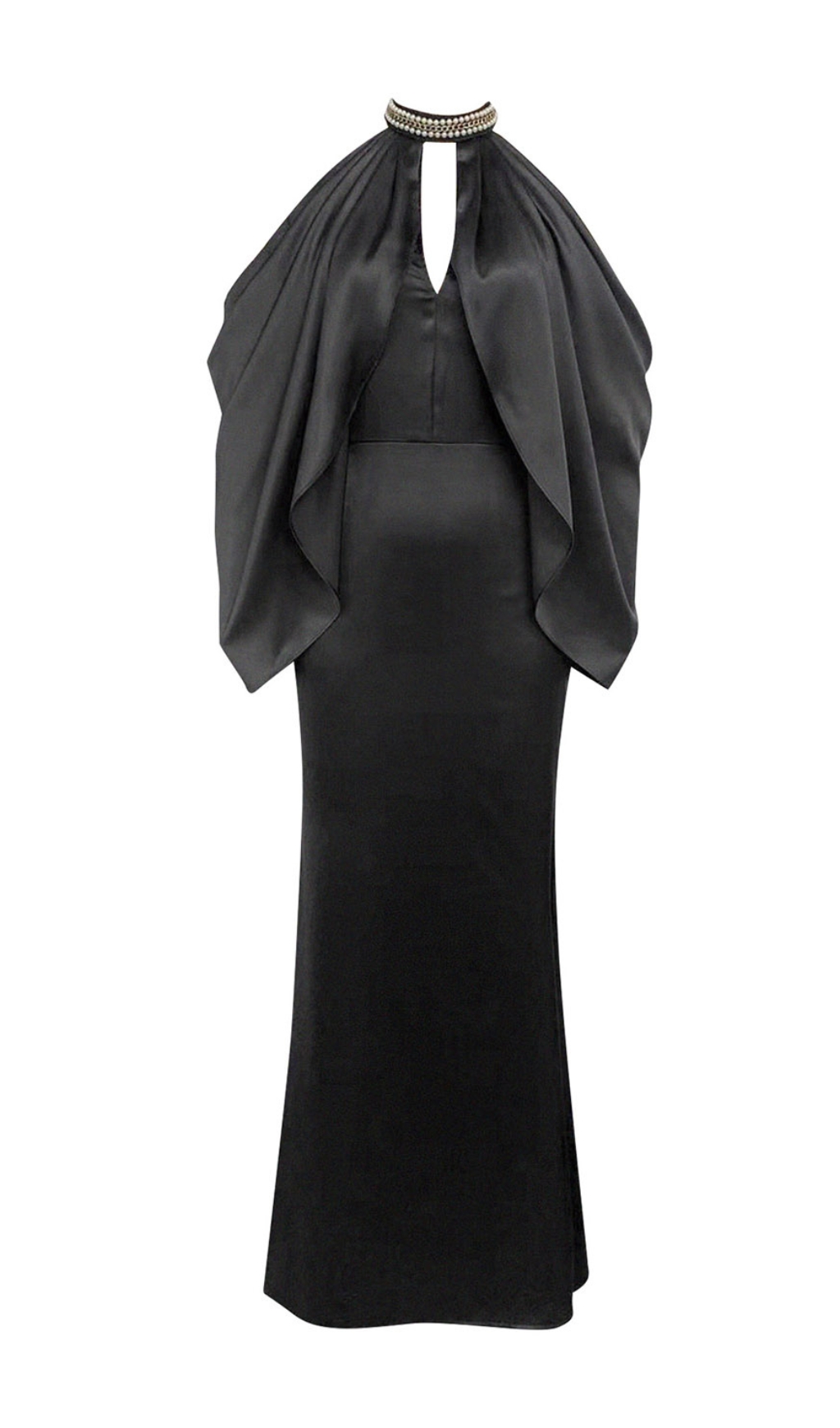 8a2065f9cf572be82b5c381572907e1c.jpg Fashionslee Women Brye Black Halter Hollow Out Maxi Dress