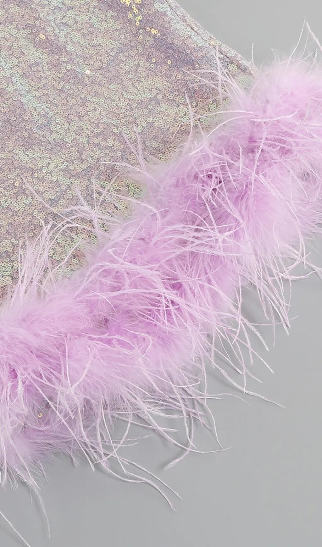 8aa2d65deb5cde872c3dfad2d19befab.jpeg Fashionslee Women Purple Strapless Sequin Feather Midi Dress
