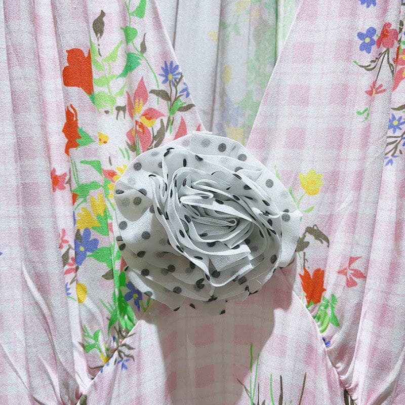 8adc3d5c1ec98fc4d8b0237bfd2b90e8.jpeg Fashionslee Women Floral Print Maxi Dress In Pink