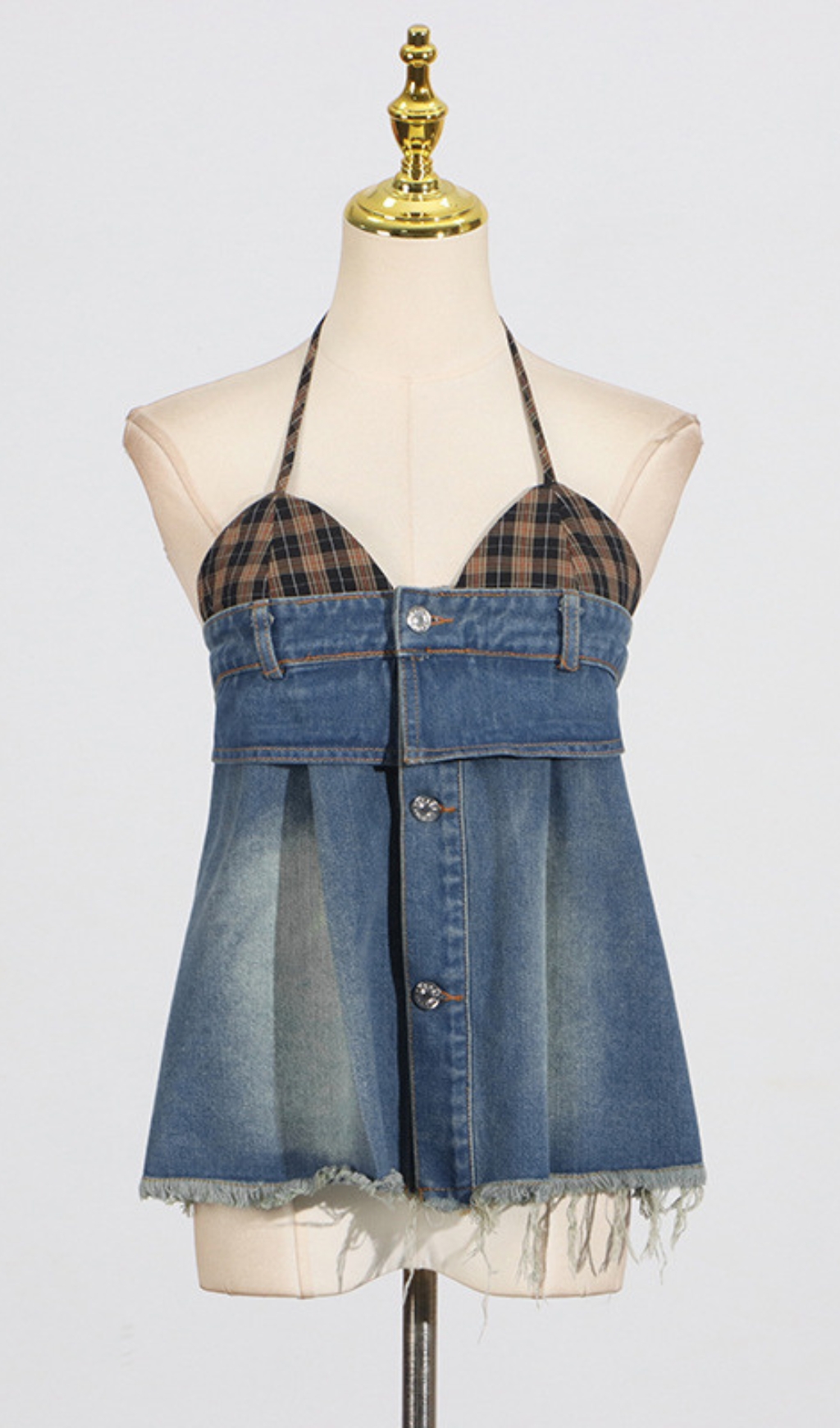 8aee22bd3ff0813153503787b6f111e0.jpg Fashionslee Women Erma Denim Top
