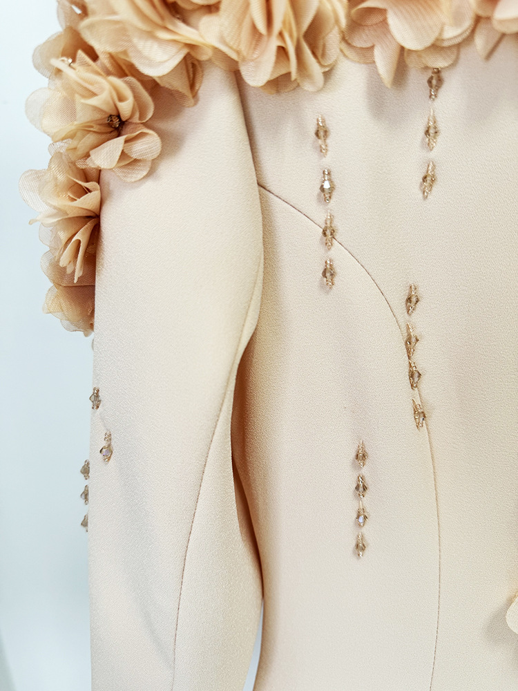 8af0a1f8ce9095c890dfa752d69fe056.jpg Fashionslee Women Boudewijn Flower Embellished Blazer Dress