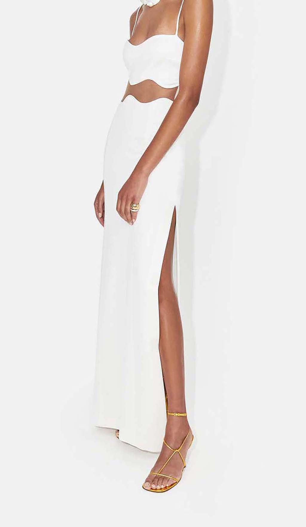 8bb14d2426b8bcda2211cbff820f5c50.jpeg Fashionslee Women Scalloped Mesh Insert Maxi Dress In White