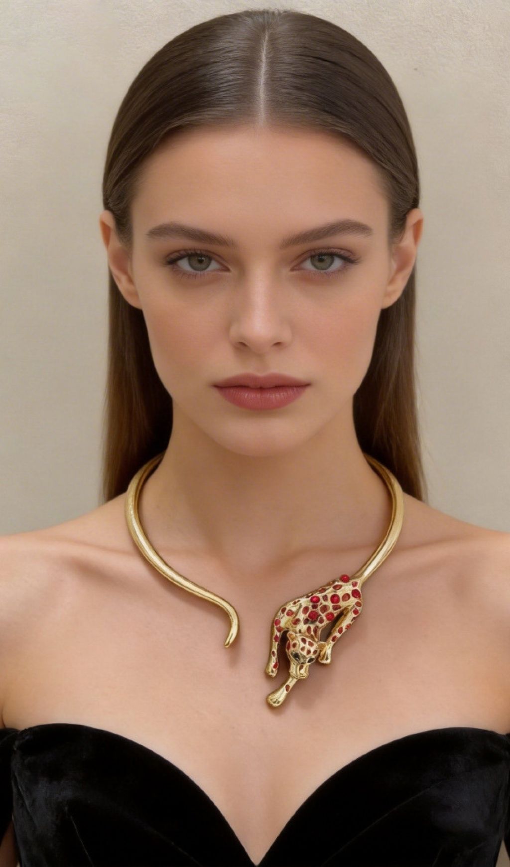 Fashionslee Women Katharina Leopard Necklace