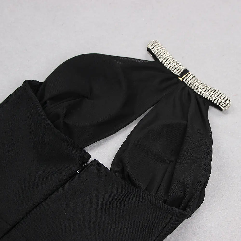 8c243546dd573b4ce42b5aff2099b44f.jpeg Fashionslee Women Crystal Hollow Backless Midi Bandage Dress