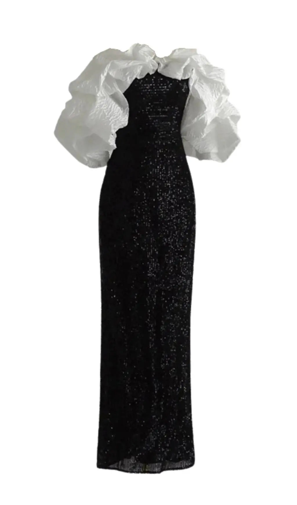 8c525fd383e33469c1c37e4820d3f230.jpeg Fashionslee Women Strapless Bubble Backless Maxi Dress