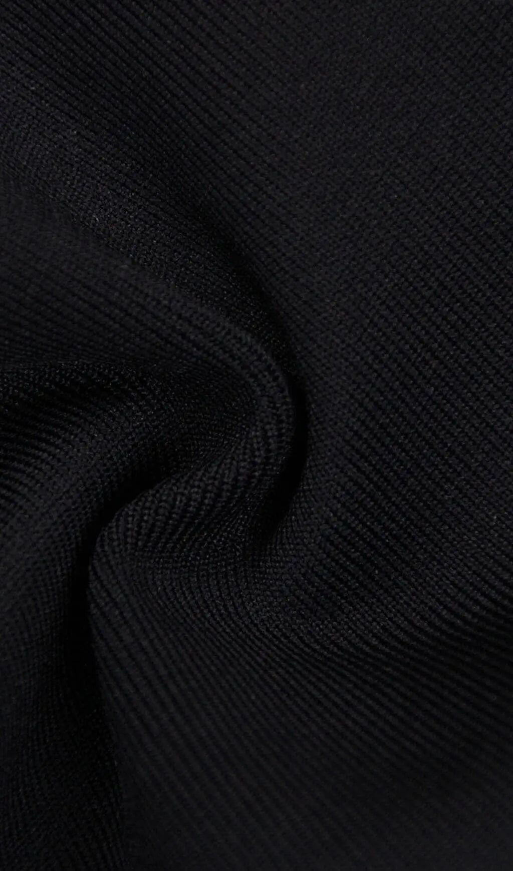 Fashionslee Women Stretch Long Sleeves Feather Mini Dress In Black