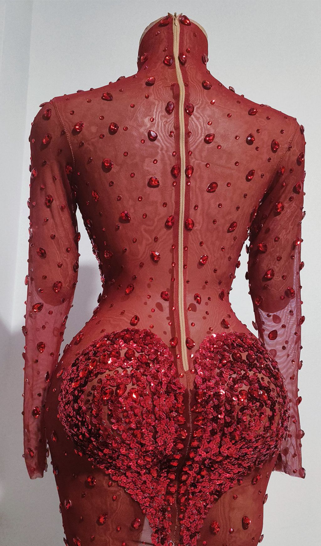 8cb560983f035fe1fee1a94106468933.jpg Fashionslee Women Jandina Red Sequin Diamante Mini Dress