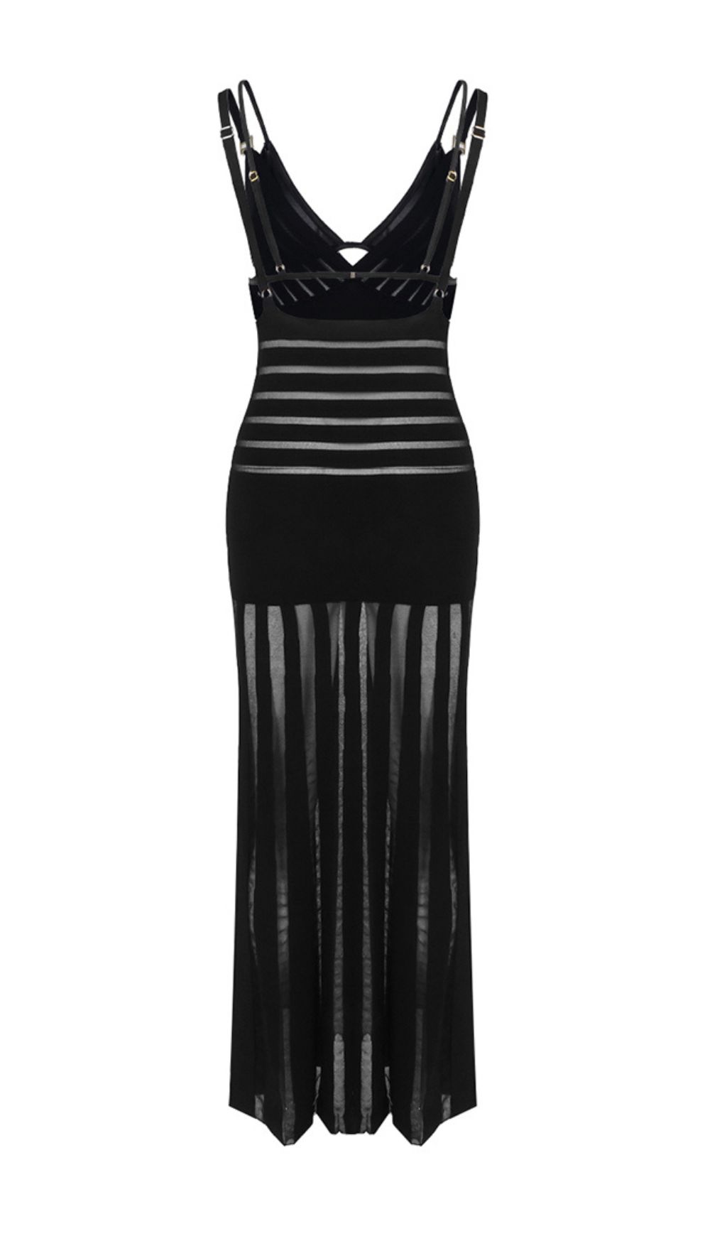 8cbc6e217da9f806cfb88a0917b5416a.jpg Fashionslee Women Gerben Black V-Neck Maxi Dress